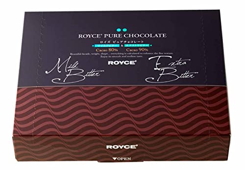 ROYCE'(ロイズ) ピュアチョコレートマイルドビター&エクストラビター 40個 (x 1)